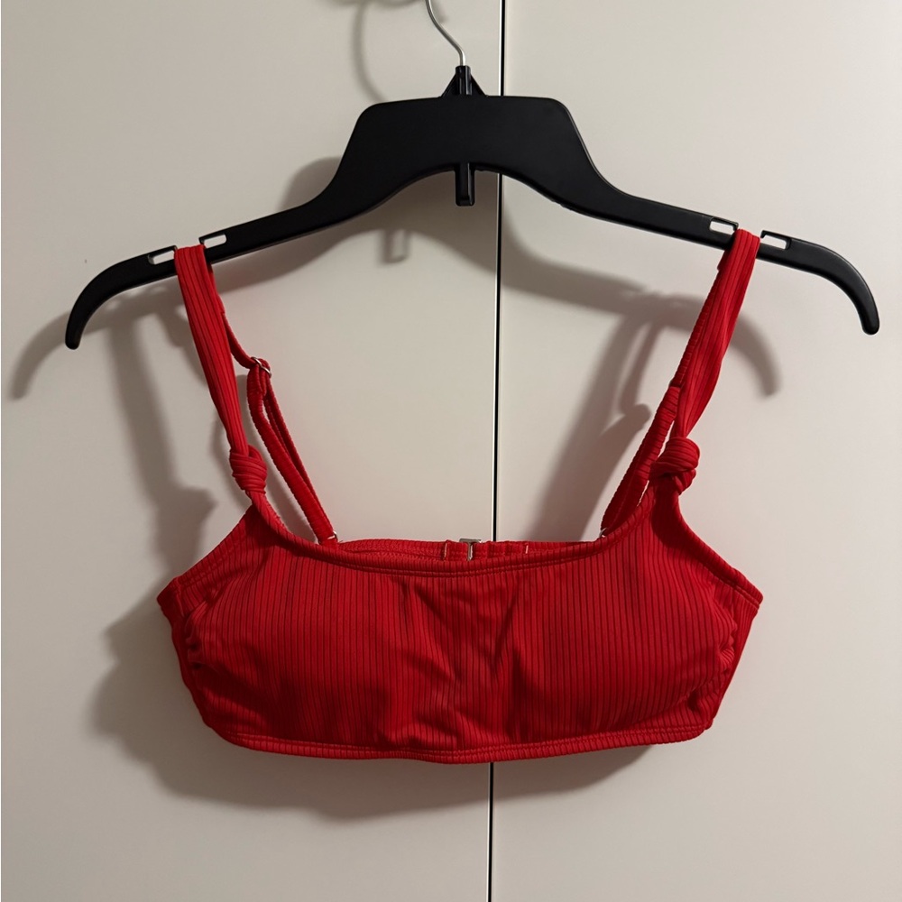 Xhilaration Vibrant Red Bikini Top M